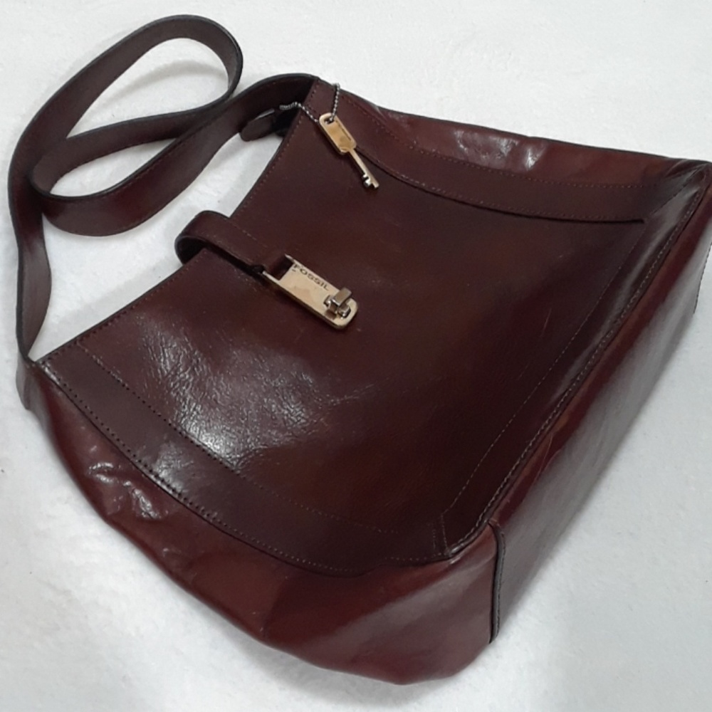 Fossil - Brown Leather Bag
